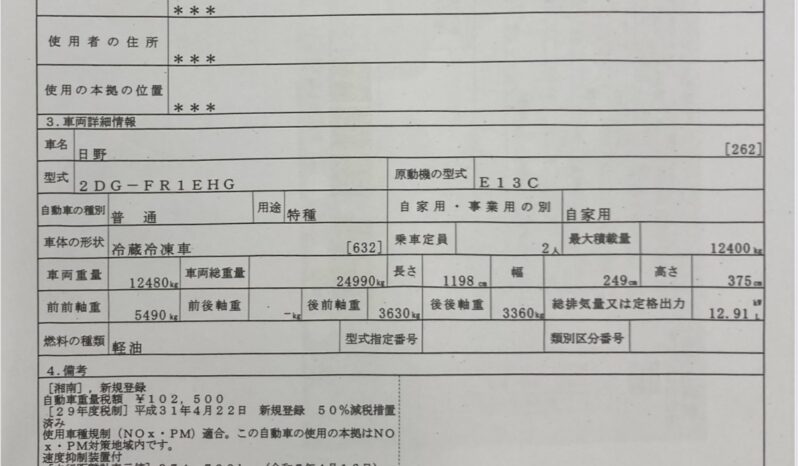 
								プロフィア　3軸　TU100SA full									