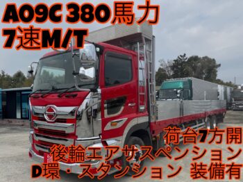 プロフィア　平ボディ　赤