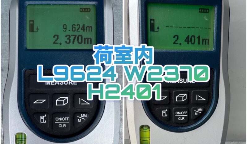 
								日野 10t超 ウィング 令和6年式 走行18.5万Km full									